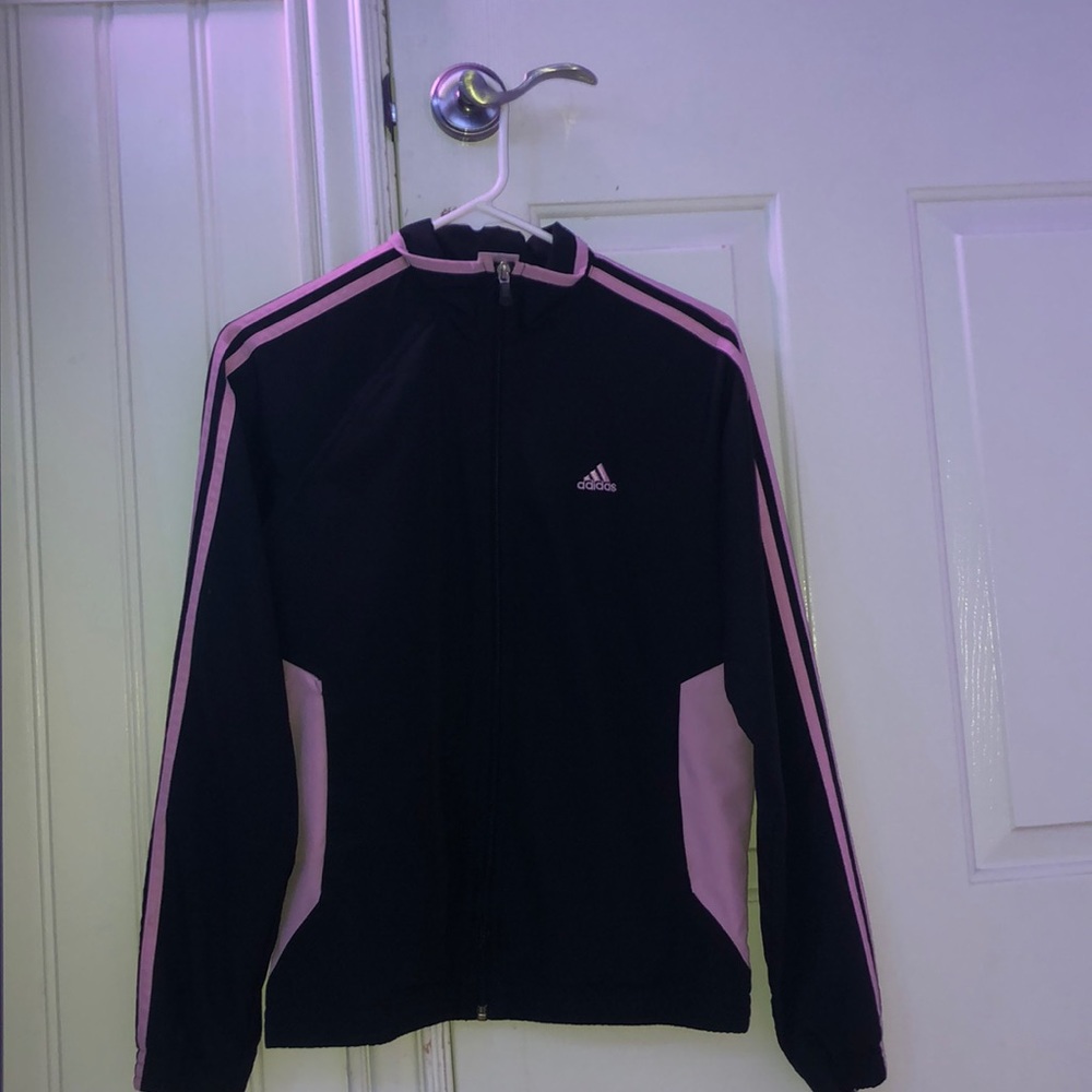 adidas original bomber jacket in pink